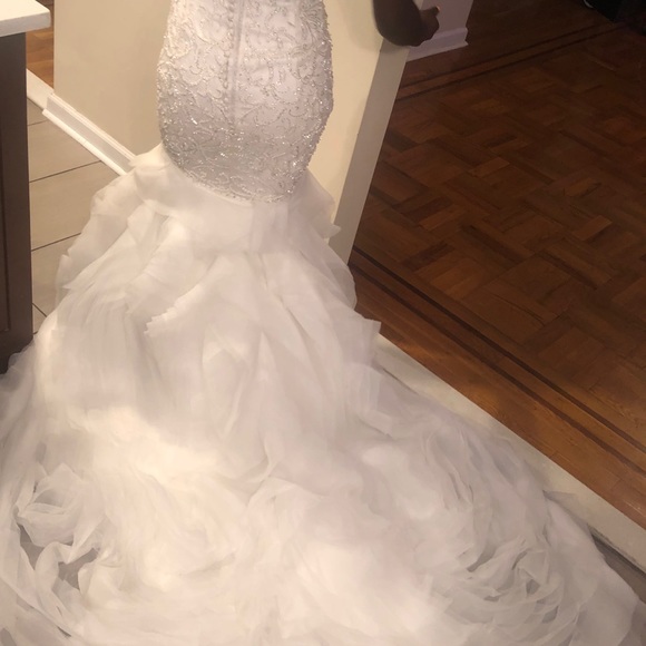 Bling Mermaid Wedding Gown - Picture 4 of 6